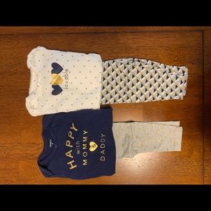 Carters 3 mo outfits brand new